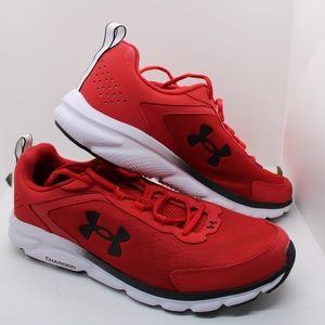 Men's Under Armour Red/Black Running Shoe  Size 13